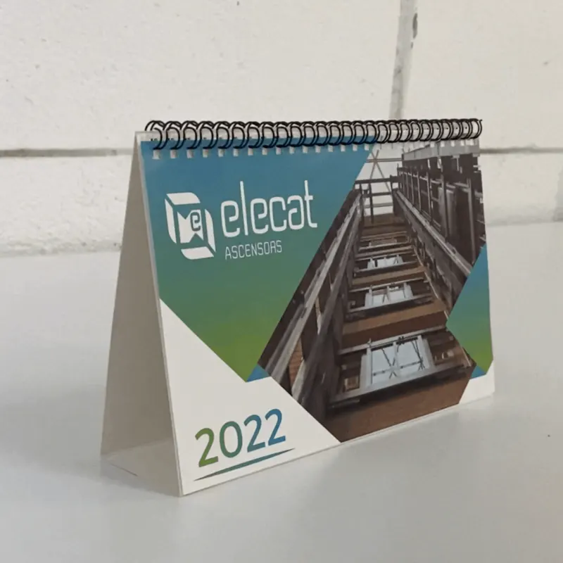 Calendario de sobremesa personalizado