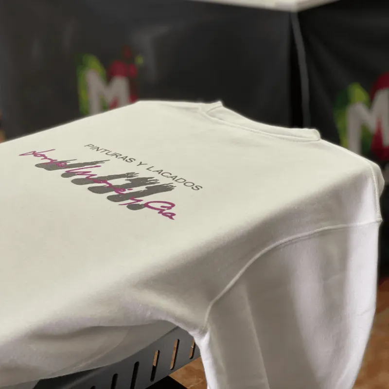 Sudadera personalizada con serigrafía