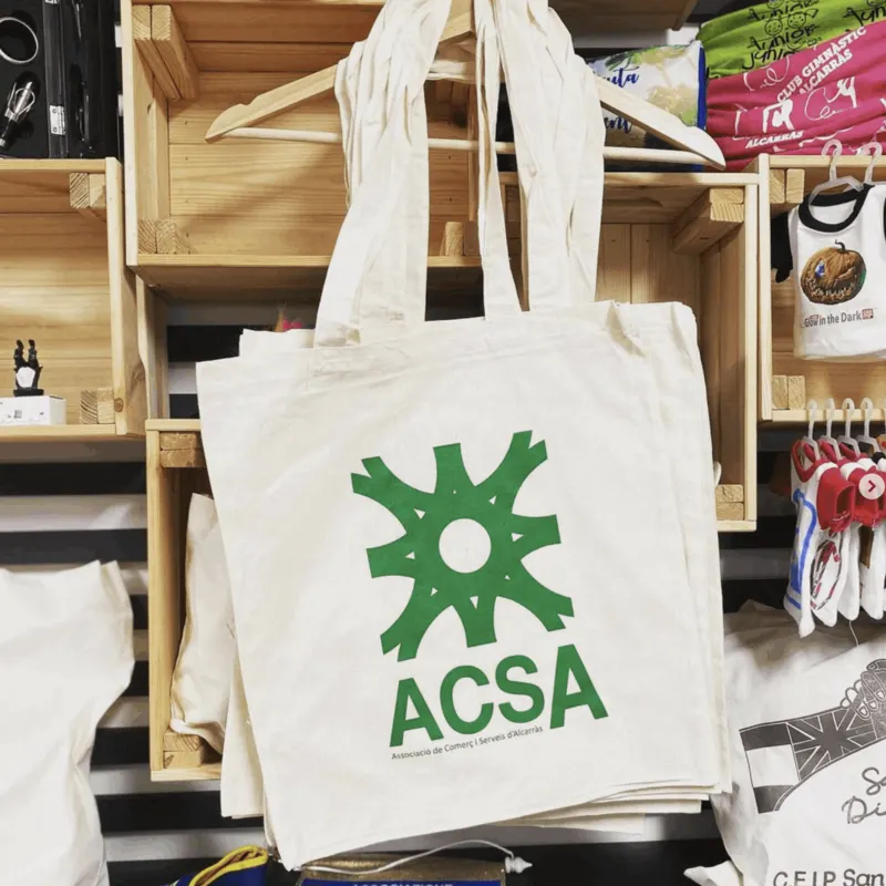Bolsa de tela personalizada con logotipo