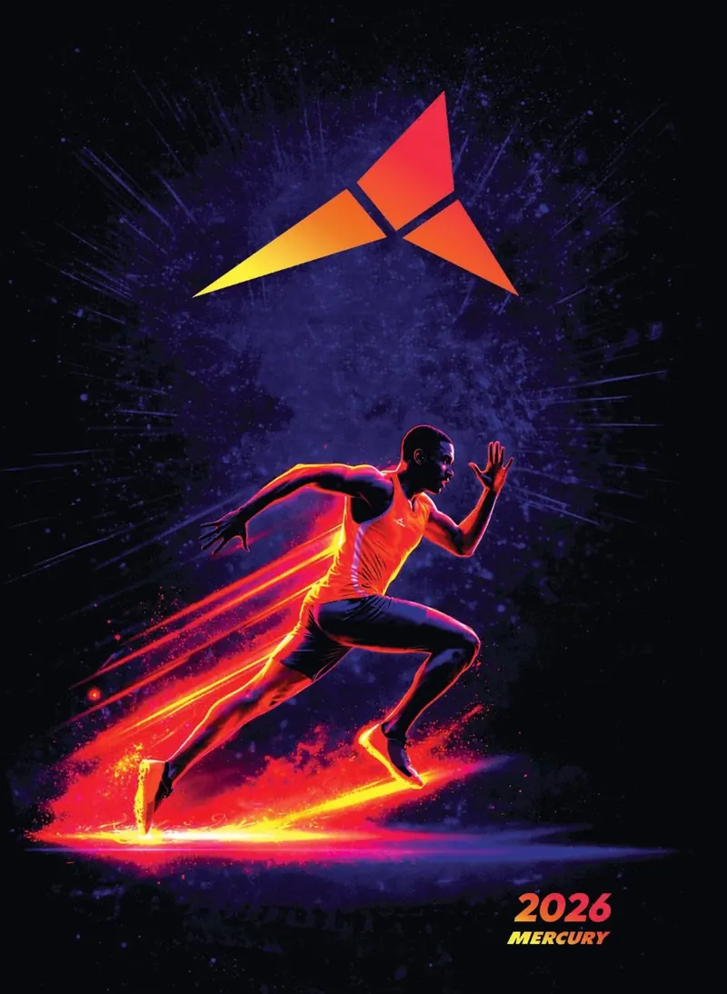 Portada del catálogo Equipación deportiva 2026 de Mercury